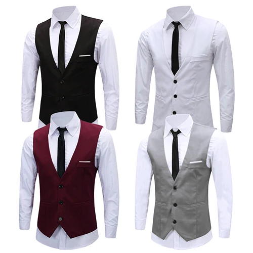 Drag King Slim Fit Tuxedo Waistcoat Vest (Various Colors) - Queerks™