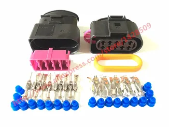 

5 Sets 10 Pin 1J0973835 1J0973735 Female Male 3.5 Auto Temp Sensor Plug Deflation Valve Plug Waterproof Connector For VW Truck