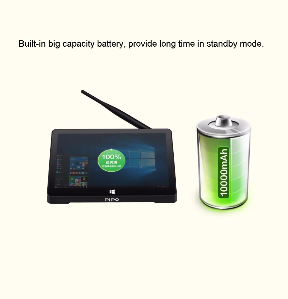 PIPO X9 Mini PC Windows10 Android4.4 smart tv box 2g ram 32 g ssd