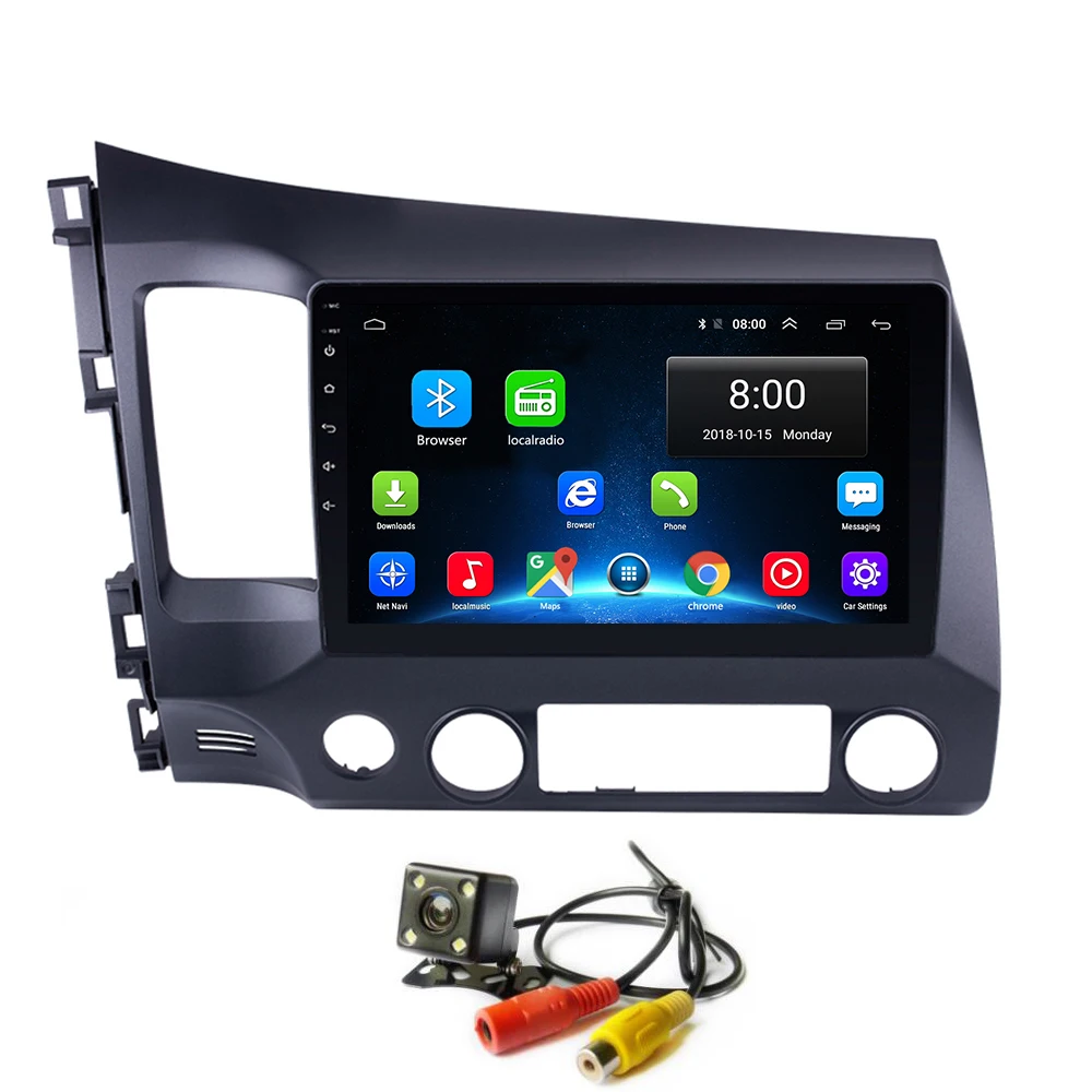 Android 8 1 автомобильный Радио GPS головка для Honda Civic 2006 2011 Автомобильный Авторадио