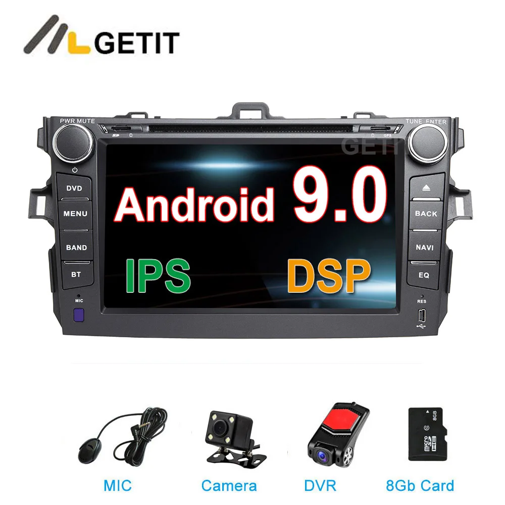 Cheap DSP IPS Android 9.0 Car DVD Player stereo for Toyota Corolla 2006-2011 Car Radio GPS Navigation 0 Cheap DSP IPS Android 9.0 Car DVD Player stereo for Toyota Corolla 2006-2011 Car Radio GPS Navigation 0