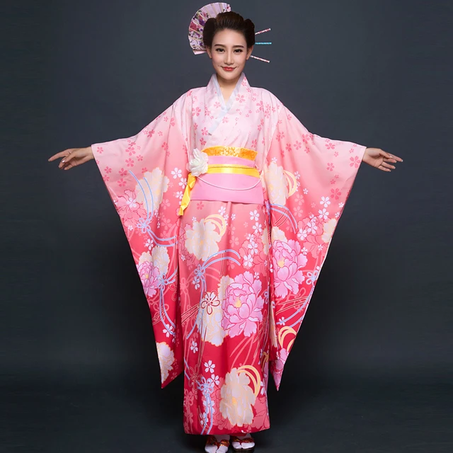 2018 autumn traditional japanese kimonos japanese silk robes yukata ...