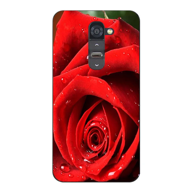 For LG G2 Cases Printing flower cats tiger silicone Phone Bag Case For LG Optimus G2 G 2 D802 D805 D801 Cover Stand Card Holder - Цвет: ZX01