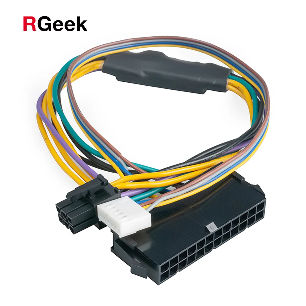 

30CM Modular Power Supply Cable ATX 24Pin 24 Pin Female to 6Pin 6-Pin Male Mini 6Pin Connector for HP Elite 8100 8200 8300 800G1