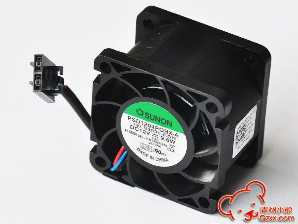 Осевой вентилятор охлаждения для сервера Sunon PSD1204PQBX A Dell R210 0T705N 0N229R 40х28|cooling fan|axial