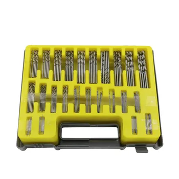 

150PCS 0.4-3.2mm Drill Bit Set in box Small Precision with Carry Case Plastic Box Mini HSS Hand Twist Drill Kit Tools _WK