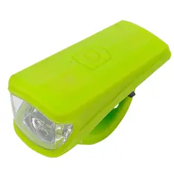 USB Перезаряжаемые силикагель велосипед передний свет светодиодный Водонепроницаемый MTB велосипед свет ночного езда на велосипеде