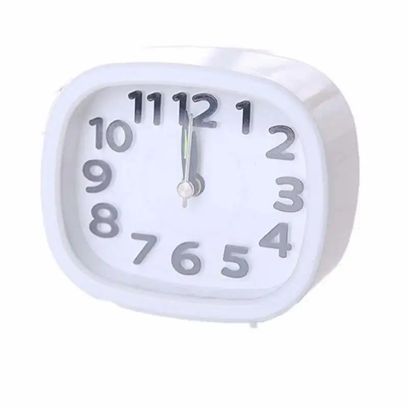 

Aimecor Rectangle Small Bed Compact Travel Quartz Beep Clock Fashion rabbit bedside lamp green batteries music kit alarm 19feb1