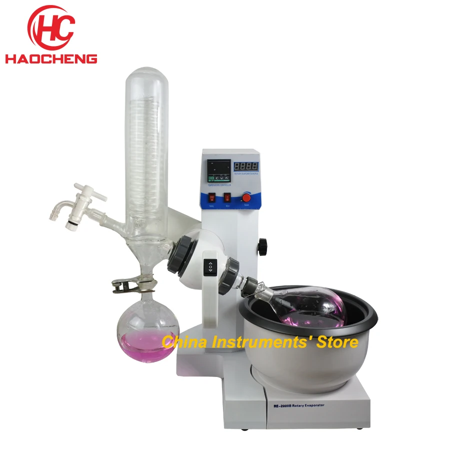 Free shipping,China Rotary Evaporator 1L 2L Rotary Vacuum Evaporator