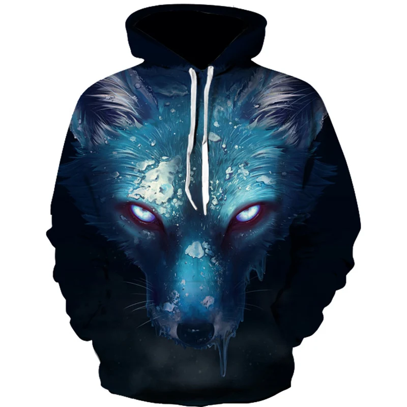 Blue Wolf Hoodies Men 3d Printed Animal Long Sleeve Pullover Autumn Sweatshirts for Men Loose Winter Hoodie Streetwear Clothing Blue Wolf Hoodies Men 3d Printed Animal Long Sleeve Pullover Autumn Sweatshirts for Men Loose Winter Hoodie Streetwear Clothing