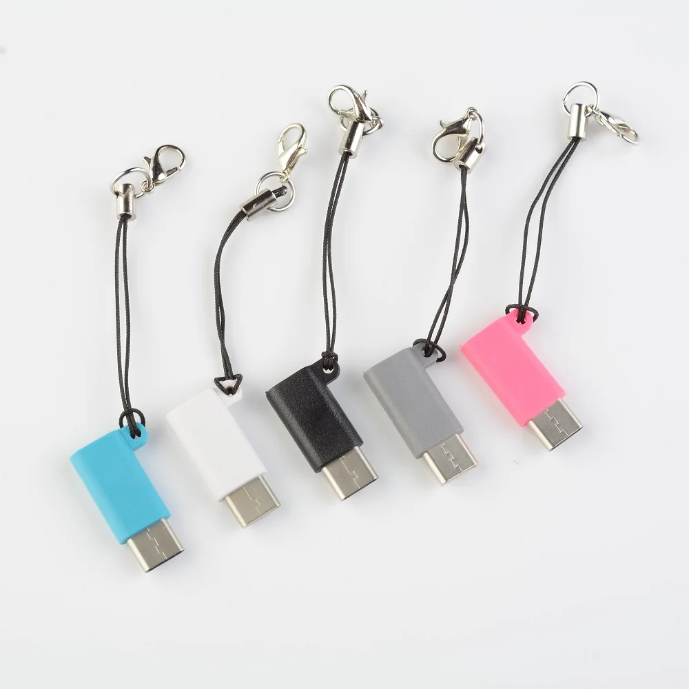 

USB 3.1 Male to Micro USB Female Type-C Adapter Type C Converter Connector Digital Cables Converters For Mobile Smart Phone