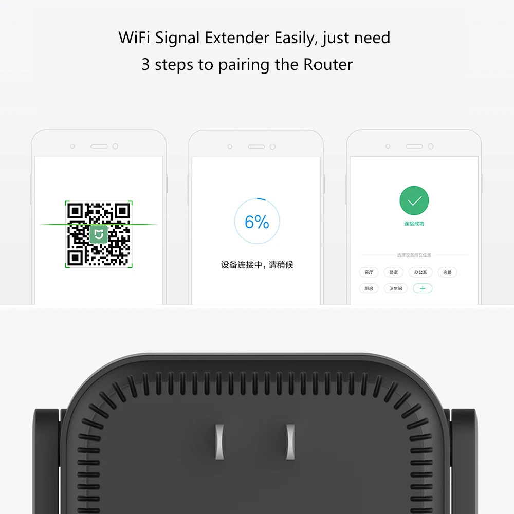 XiaoMi WiFi усилитель Pro 300 Мбит/с Wi Fi ретранслятор сигнала Amplificador удлинитель Roteador Mi