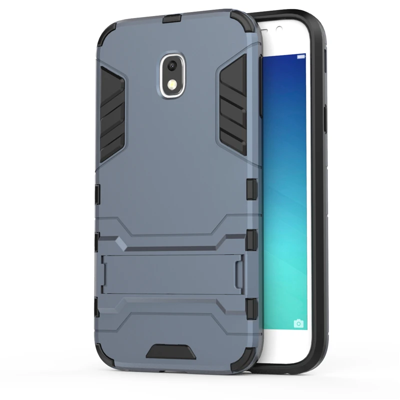 2 in 1 Hard PC+Soft Silicone TPU Rugged Rubber Kickstand Case For SAMSUNG Galaxy J3 2017 J330F Armor Shockproof Phone Cover Capa (12)