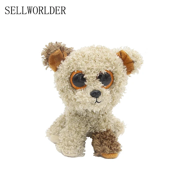 

Ty WILD ANIMALS Big Eyes 6" Plush Kawaii Teddy Dog Animal Toys
