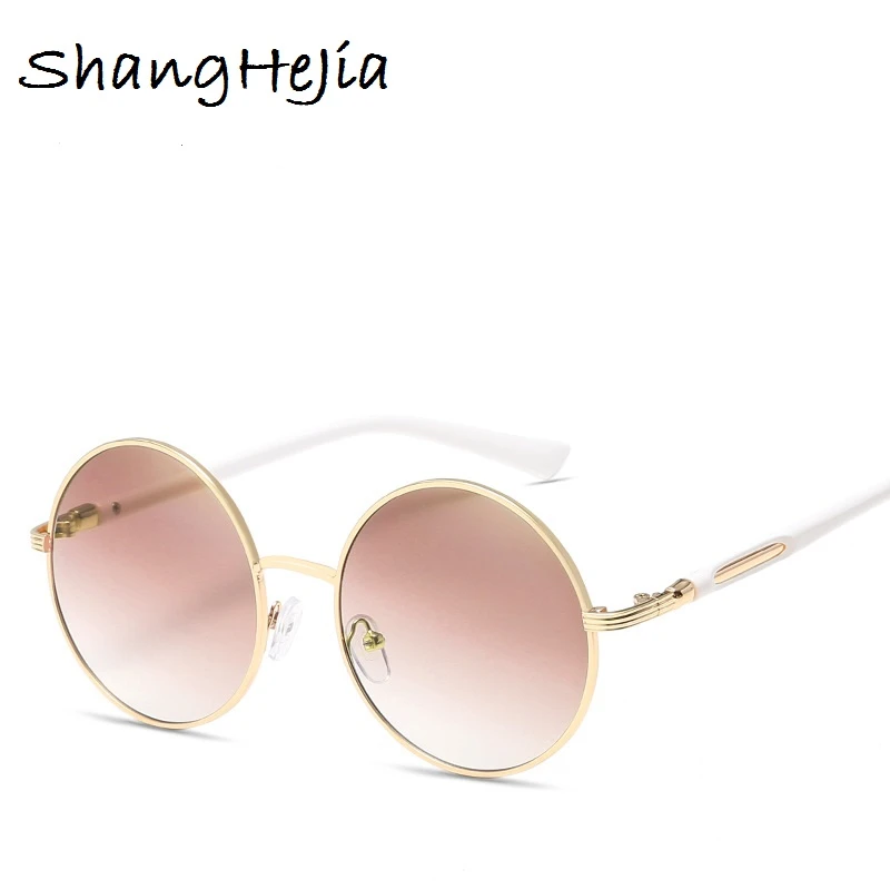 Circular gafas de sol de las mujeres retro vintage metal dorado marco Rosa sol redondo para hombres uv400|round sun glasses|sun glassessun glasses men - AliExpress