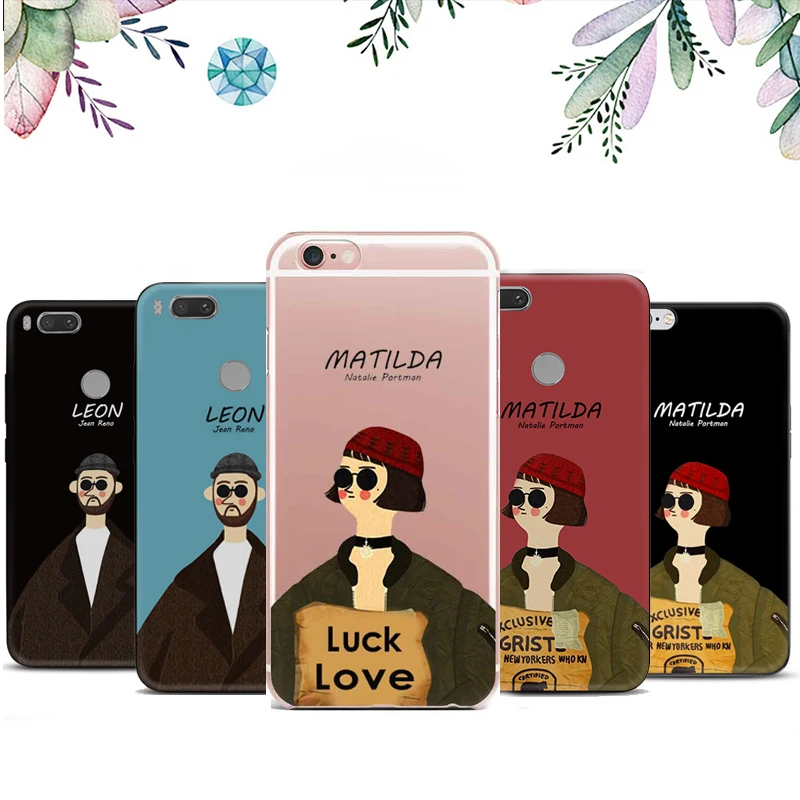 

Case For Huawei P8 P9 P10 Plus P9 P8 Lite 2017 Case Lyon and Matilda Patterned Series Cute Abstract Soft TPU Glossy Exotic Style