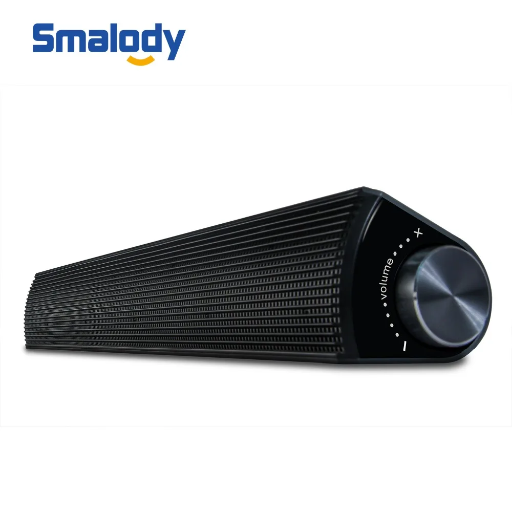 

Smalody Computer Speaker Headphone/Mic Jack Portable Powerful Home Speakers Soundbar Multimedia Desktop Loudspeakers For PC 2018