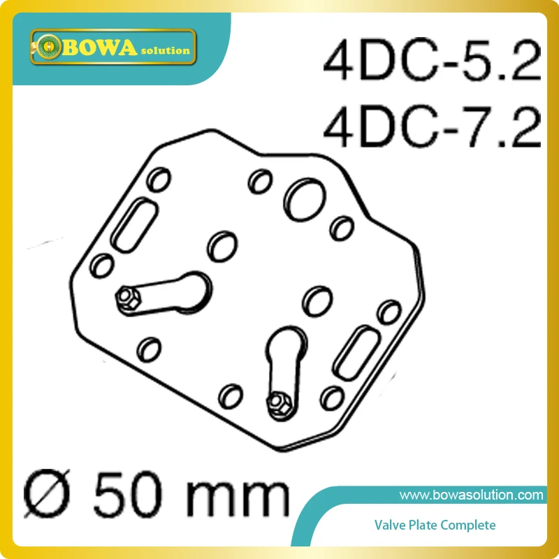 S4 Diameter 50mm Valve plate for semi-hermetic compressor interchangeable with Bitzer spare parts S4 Diameter 50mm Valve plate for semi-hermetic compressor interchangeable with Bitzer spare parts