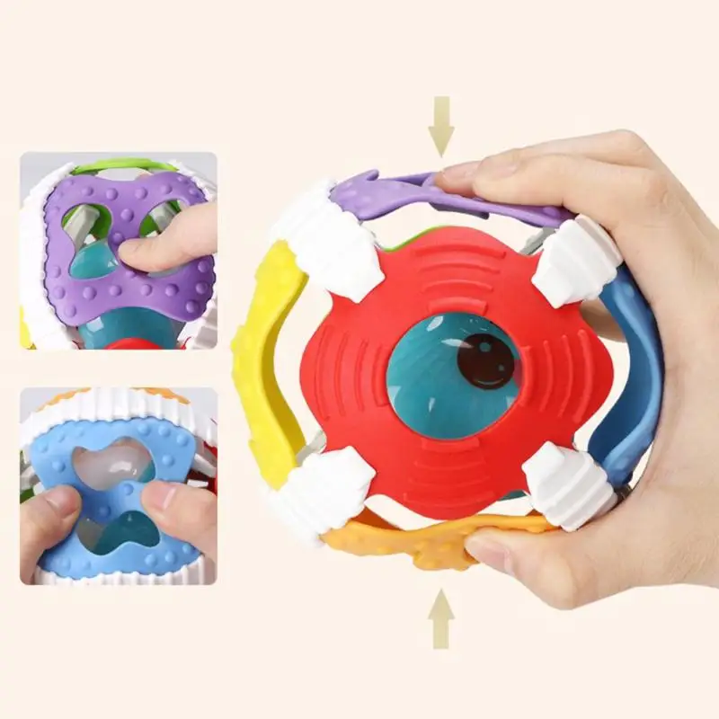 Детские погремушки Игрушка Звук Свет мягкие резиновые ручная погремушка развивающие игрушки
