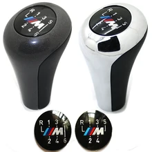 1pcs 6-Speed or 5-Speed M-tech M3 Gear Knob Insert Shift Emblem Badges Shipping Free