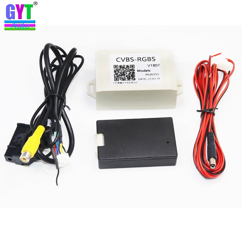 Aftermarket RCD510 RNS510 RNS315 VW камера заднего вида AV CVBS для RGB адаптер заднего вида парковочная вилка Golf Jetta MK5 MK6 Passat