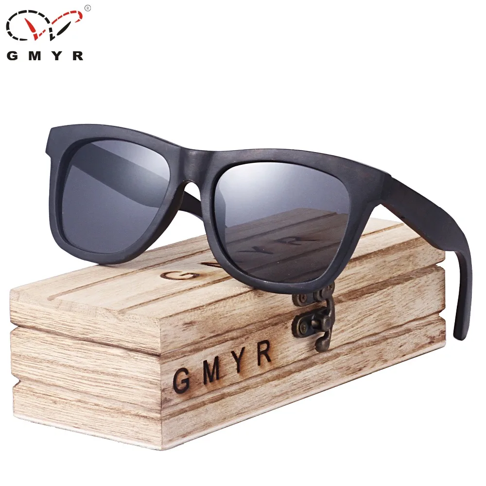 13Colors Real Top Men Wood Sunglasses Tree Frame Mens Wooden Sunglasses Forest Polarized Square font b