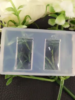 

Porcelain necklace bracelet gem drop mold transparent Epoxy Resin Jewelry Pendant Bracelet Making resin molds for jewelry