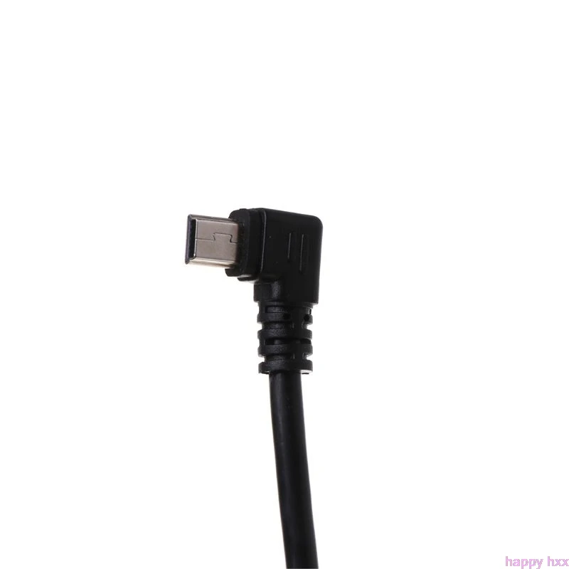Мини USB 4 контактный штекер гнездо 90 градусов Удлинительный кабель для MP3 GPS камеры