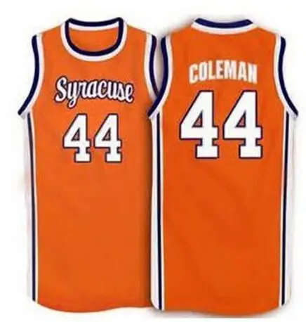 

#44 Derrick Coleman Syracuse Orange 1996 Vintage Basketball Jersey College Throwback Stitched Jerseys Customized Any Name And Nu