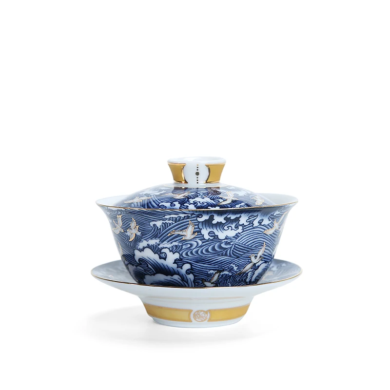 Керамическая чаша с крышкой фарфор gaiwan китайская чайная Kongfu Gaiwan керамический