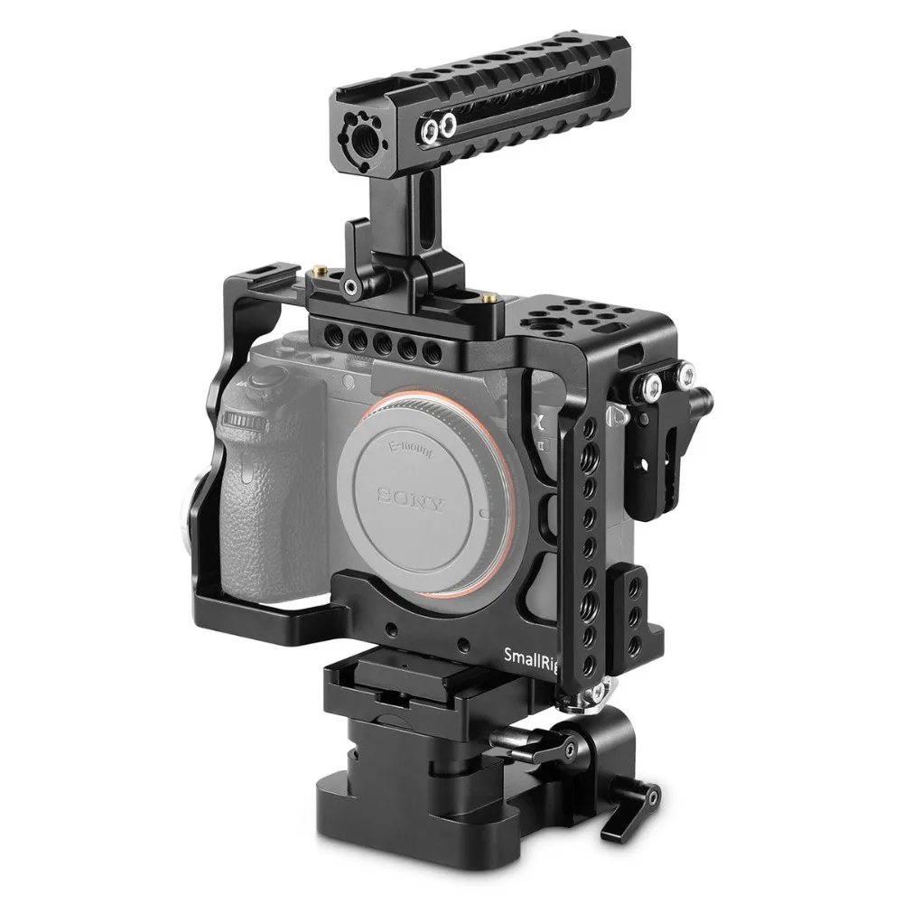 SmallRig A7II A7ii камера клетка набор аксессуаров для sony A7 II/A7R II/A7S II клетка+ ручка+ опорная пластина+ HDMI зажим-2150