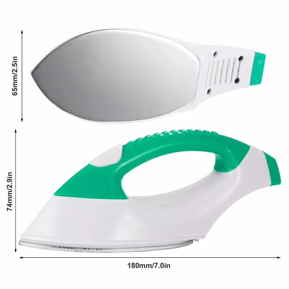 Мини-электрический утюг для путешествий, сухое оборудование, ручные бытовые портативные утюги, зеркало с защитой от статического электричества