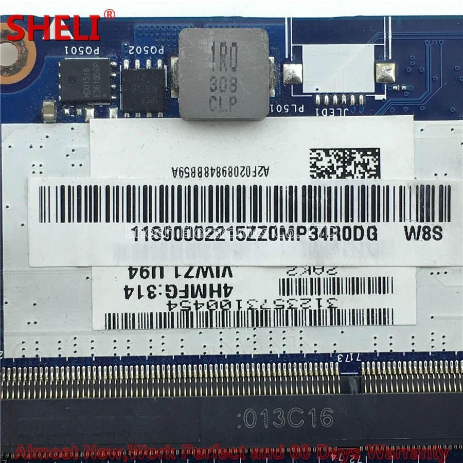 90002215 11S90002215 Laptop Motherboard For Lenovo Ideapad Z400 P400 VIWZ1_Z2 LA-9061P s989 HM76 DDR3 3