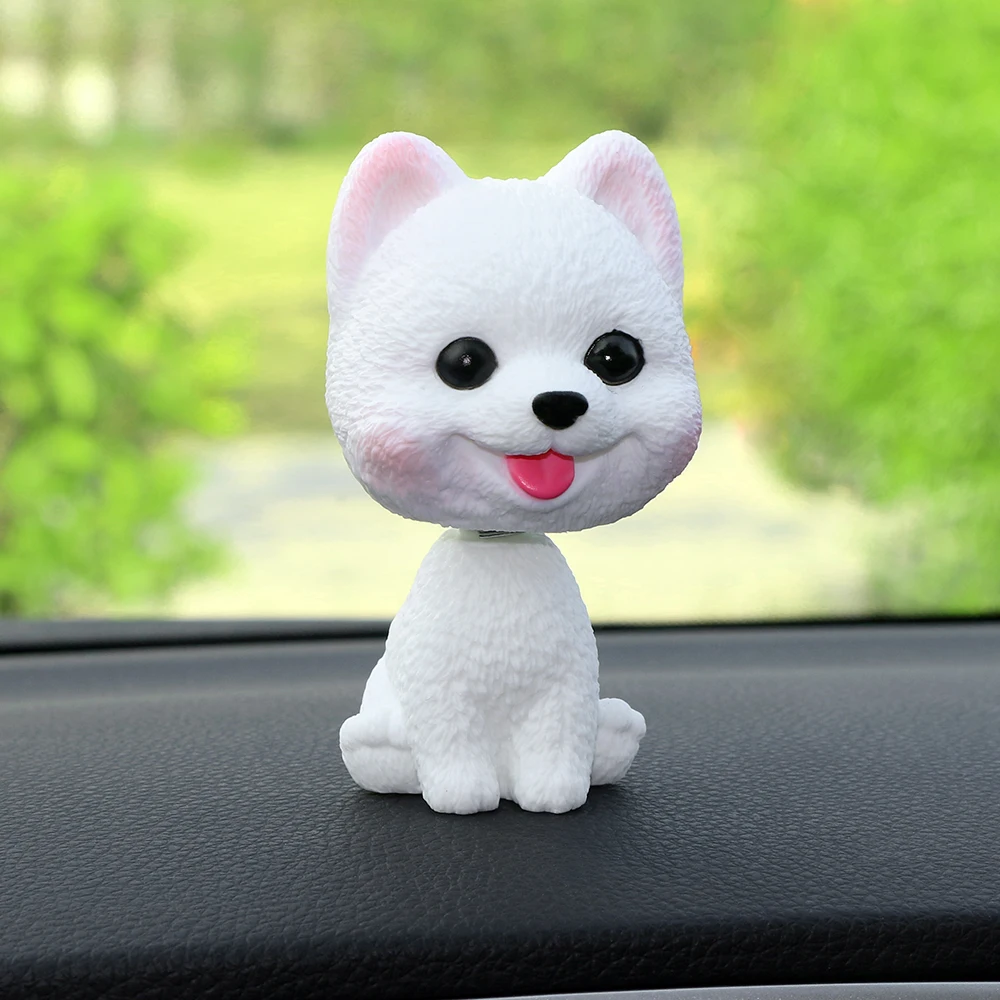 Car Ornament Shaking Dog Nodding Puppy Doll Cute Auto Dashboard Interior  Decoration Shakes Head Bobblehead Dog Home Furnishings - Ornaments -  AliExpress