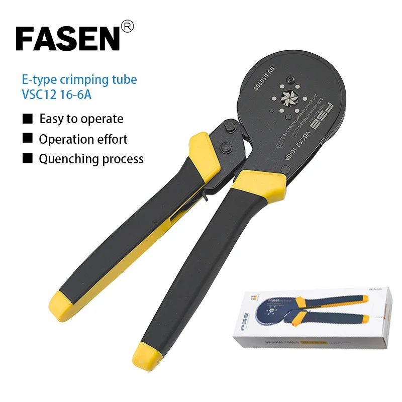 

0.08-16mm Tube Bootlace Terminal Tool 28-5AWG High Quality Precision Wire Connector Crimp Pliers VSC12 16-6 /6-4 /6-6