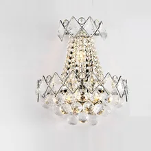 Европейский Морден Кристалл Гостиная бра роскошный коридор настенный светильник лестница настенный светильник Спальня бра