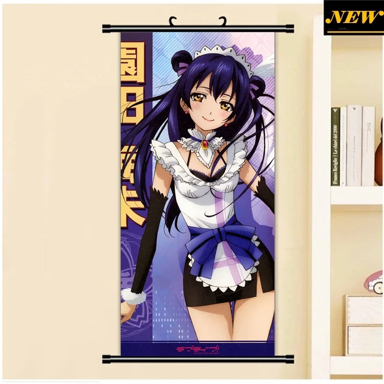 

45X95CM Love Live! School Idol Project Umi Sonoda Cartoon Anime art wall picture mural poster art cloth scroll canvas paintings