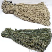 Ttgtactical Ghillie Нитки построить свой собственный Маскировочные костюмы доступны в 3 цвета пустыни/Лесной/сухой травы