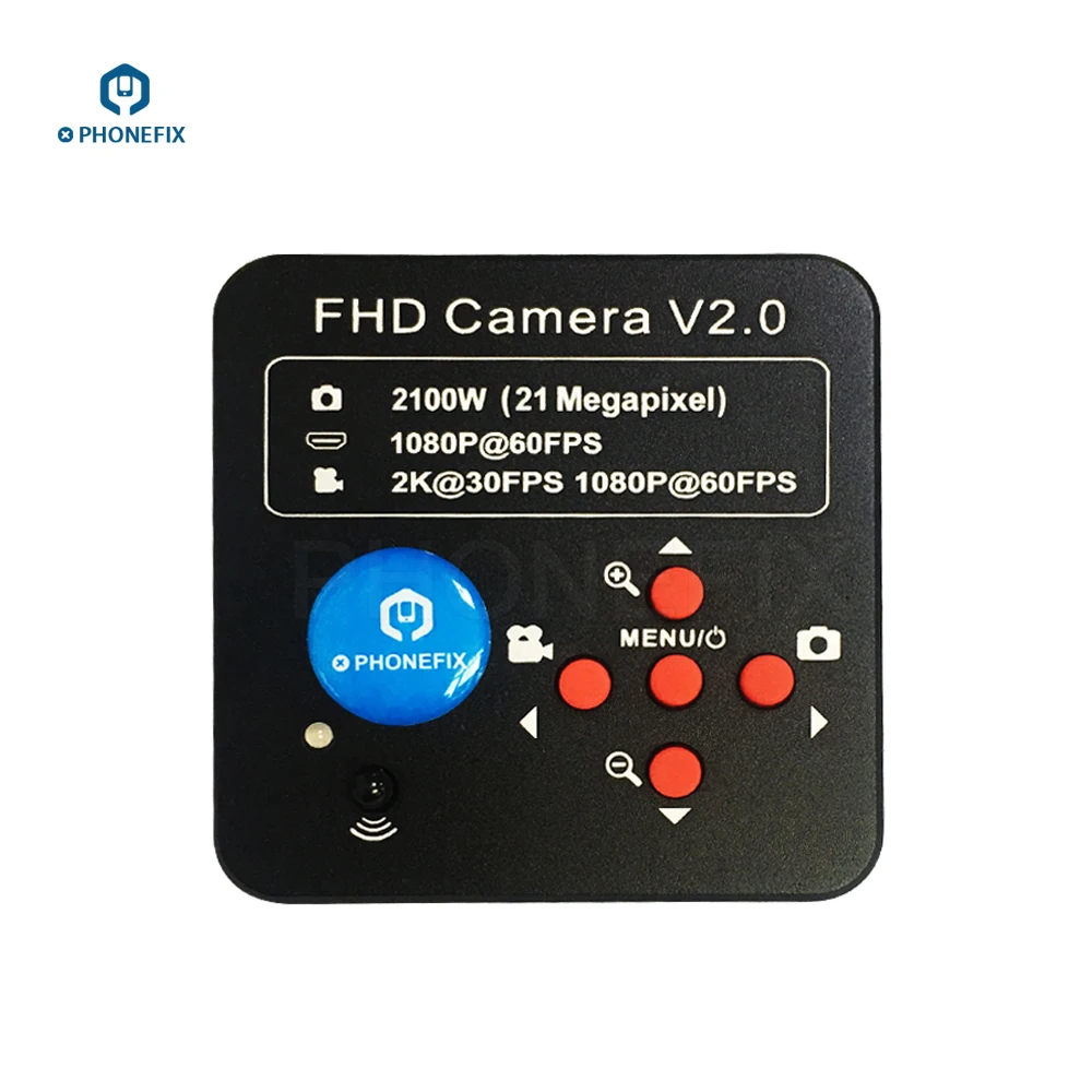  1080P 21MP HDMI USB Industrial Electronic Digital Video Microscope Camera Mobile Phone PCB Solderin