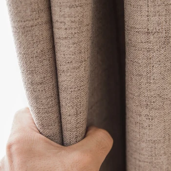 

Blackout Window Curtains for Living Room Bedroom Custom Solid Blackout Grey Ivory Blue Green Kitchen Window Curtains Decoration