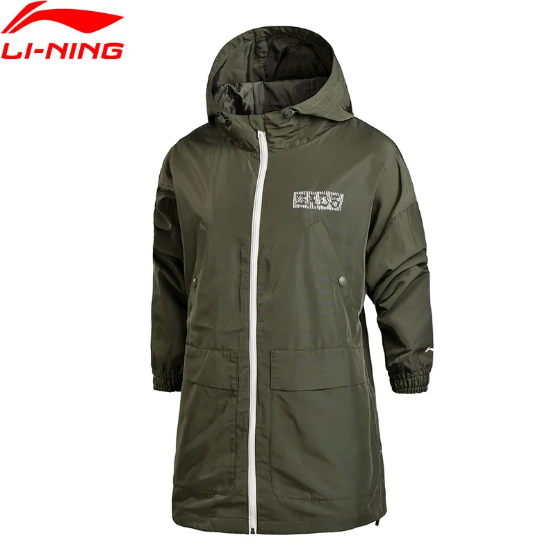 

(Clearance)Li-Ning Women Basketball Bad Five Windproof Jackets Woven Loose Fit Li-Ning Windbreaker AFDM176 WWF886