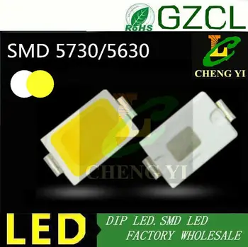

3000-3200K Warm white 5730 smd led 0.5w smd light diode 50-55LM chip led