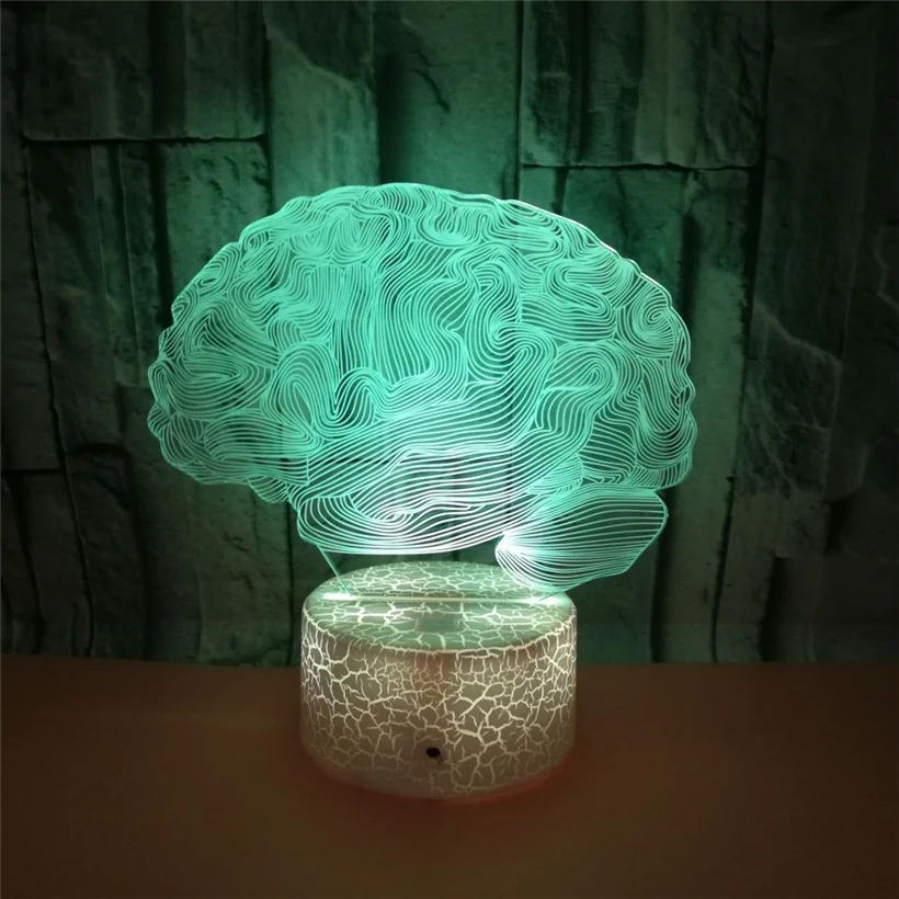 Brain 3D night light (5)