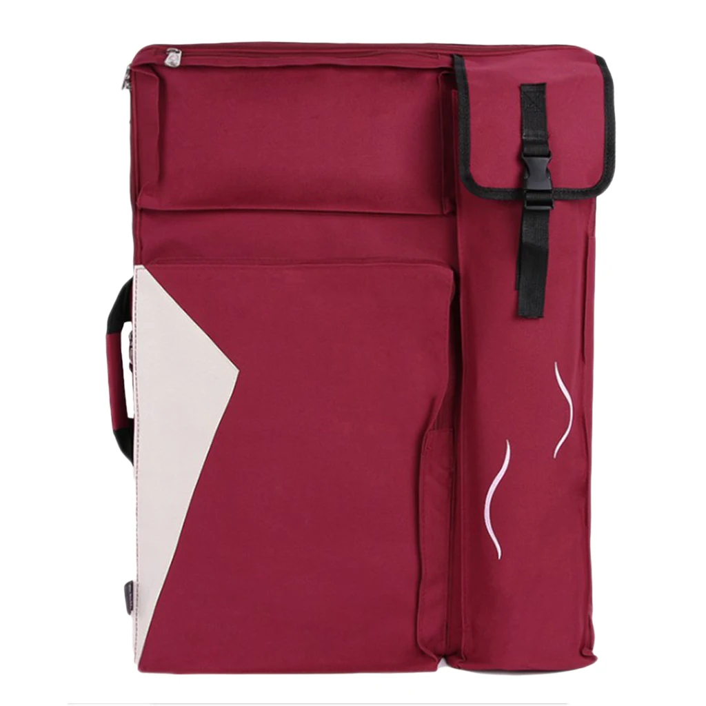 Canvas Art Portfolio Outdoor Backpack for Storage Tools of Drawing/ Painting /Sketching Art 