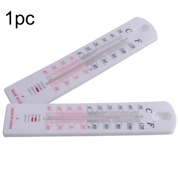 

New Wall Thermometer -50~500C ruler Shaped Clock Temperature logger meter indoor outdoor Garden Greenhouse thermometer