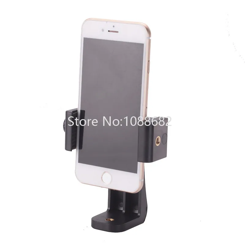 Universal Tripod Mount Cell Phone Clipper Vertical Bracket Smartphone Clip Holder 360 Adapter for iPhone Facebook Live Stream (3)