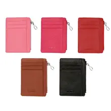 Fashion Women Leather Slim Wallet Money Purse Credit Card Holder Coin Pocket Zipper Bag Fashion Women Leather Slim Wallet Money Purse Credit Card Holder Coin Pocket Zipper Bag