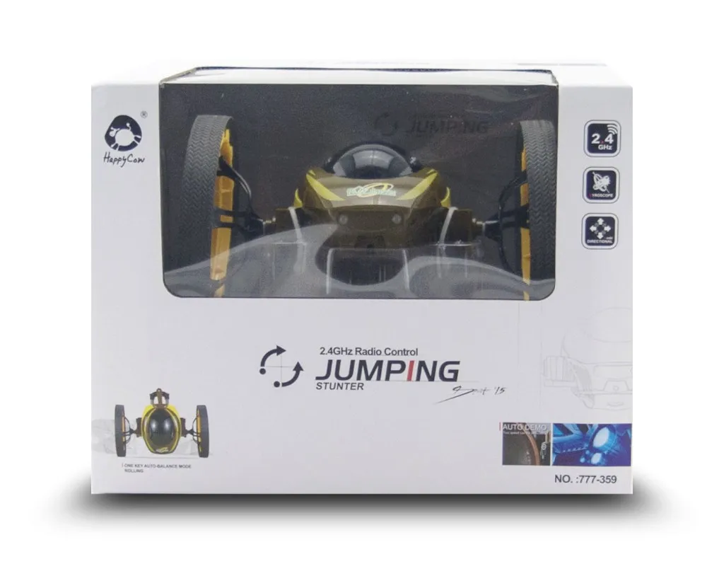 HappyCow 777-359 4CH 2,4 GHz Jumping Sumo RC Jump Jumping Car Bounce Car Robot RTR