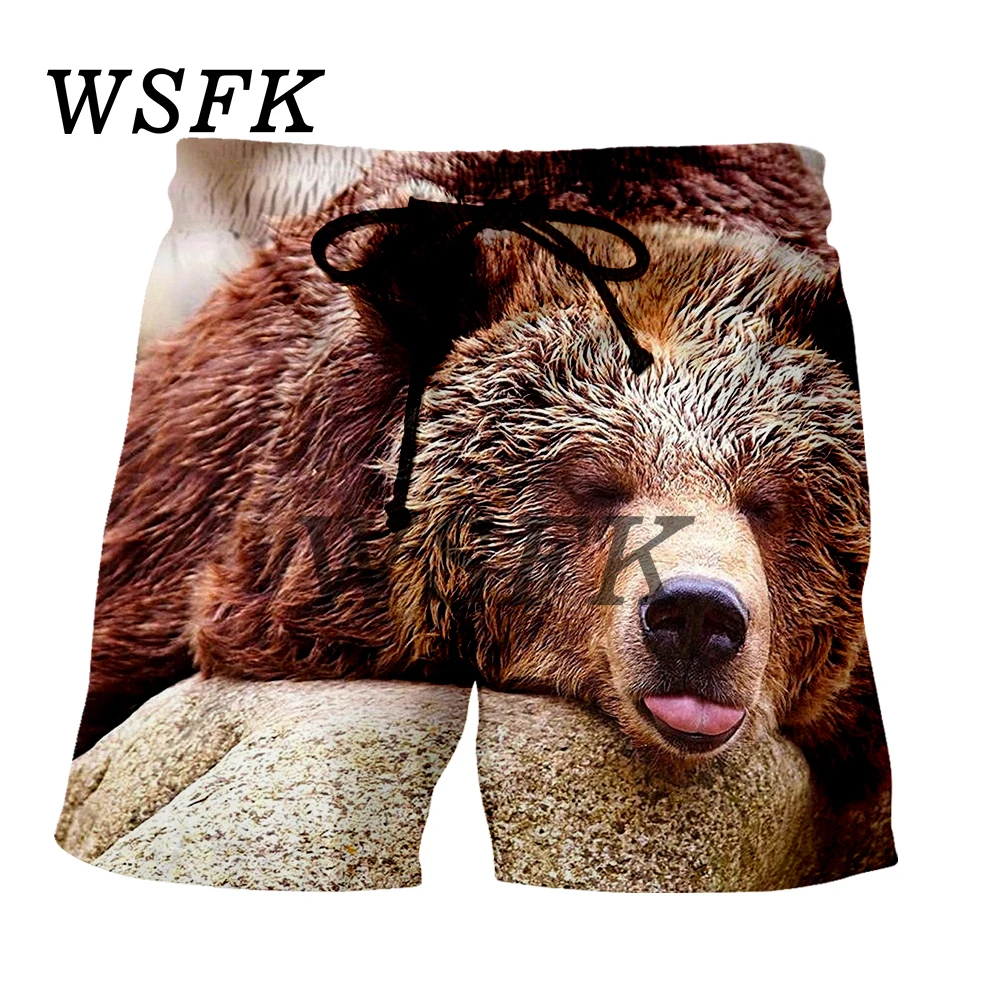 Summer shorts plus size shorts men men short homme ete casual short homme animal bear 3D printed shorts Summer shorts plus size shorts men men short homme ete casual short homme animal bear 3D printed shorts