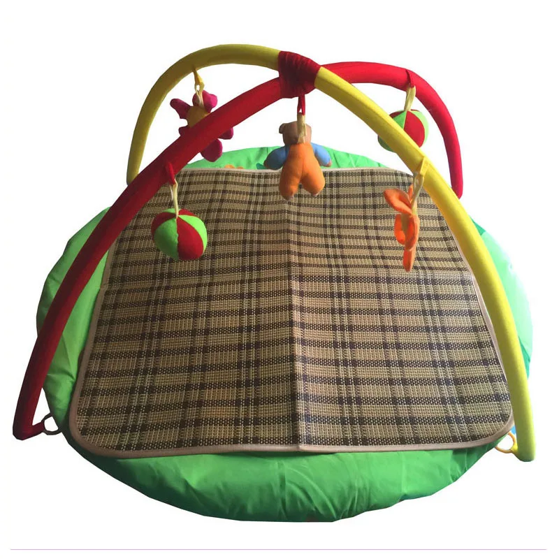 Baby Gym Activity Playmat Game Blanket Rattan Large Newborn Baby Play